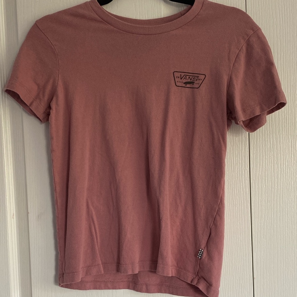 Pink vans shirt